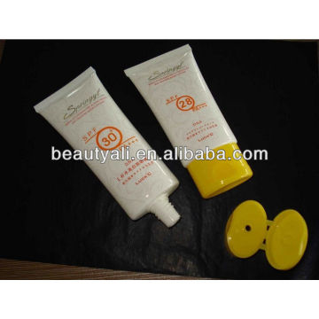 Emballage cosmétique Tube ovale plat